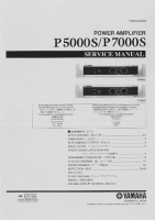 Yamaha P-5000-S - Service Manual